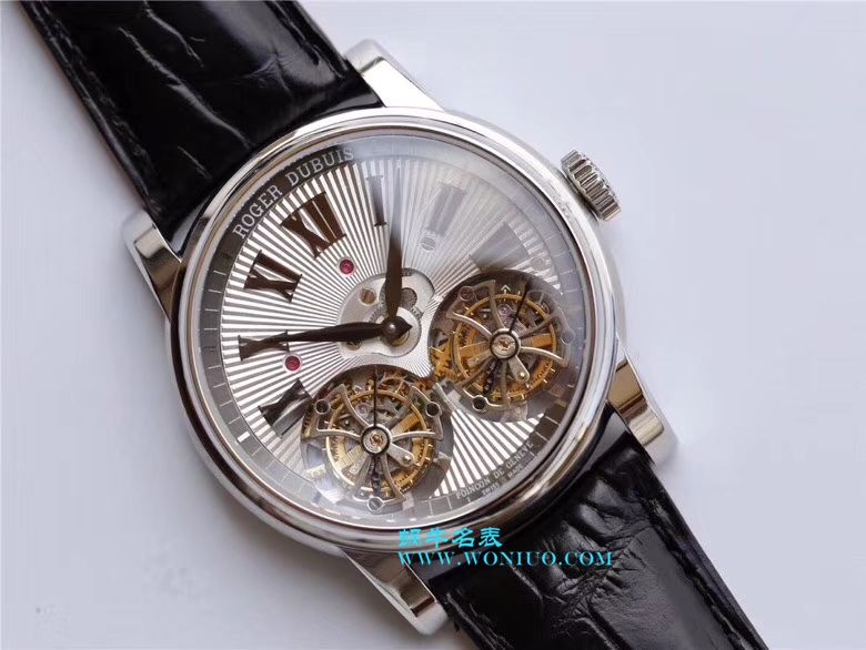 罗杰杜彼致敬系列真双 Tourbillon  行业唯一一款搭载双飞轮的 top  Replica Copy  wrist watches  / LJ022