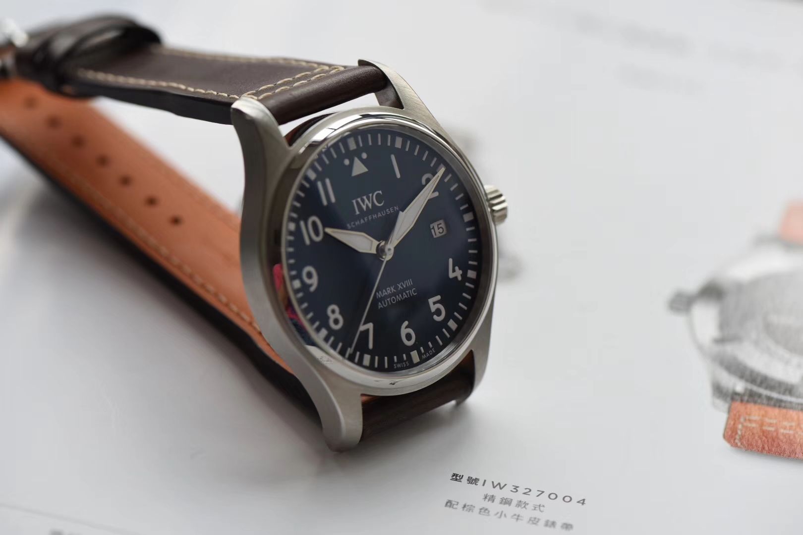 【V7 top  TOP 作品、 Perfect  High quality  Replica 】 IWC 表  MARK XVII 飞行员 wrist watches “小王子”特别版系列IW327004 wrist watches 、IW327003，IW327001,IW327002 / WG168