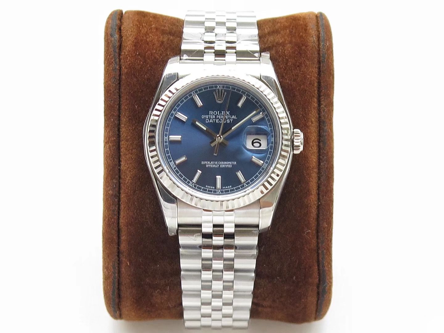【AR Perfect  High quality  Replica 表】 Rolex   Datejust 36系列116200-72600蓝盘 wrist watches  / RBD203