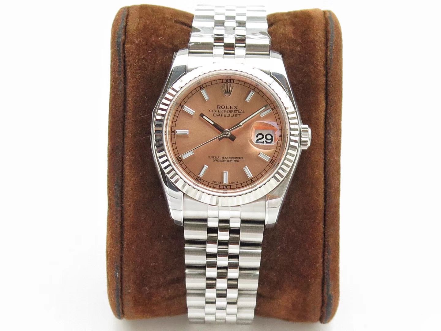 【AR Perfect  High quality  Replica Watches 】 Rolex   Datejust 系列116200-72600蓝盘36毫米中性 wrist watches 男女均可戴 / R207