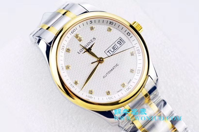 【LG Perfect  High quality  Replica Watches 】 Longines 名匠系列 Day-Date 双历L2.755.4.78.3 wrist watches  / L099