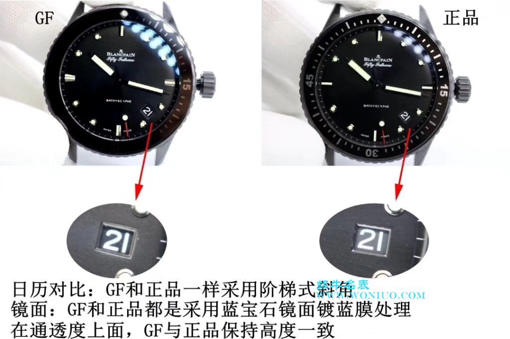 【GF Perfect  High quality  Replica Watches 】Blancpain  Fifty Fathoms 系列5000-1230-B52A wrist watches  / BP052