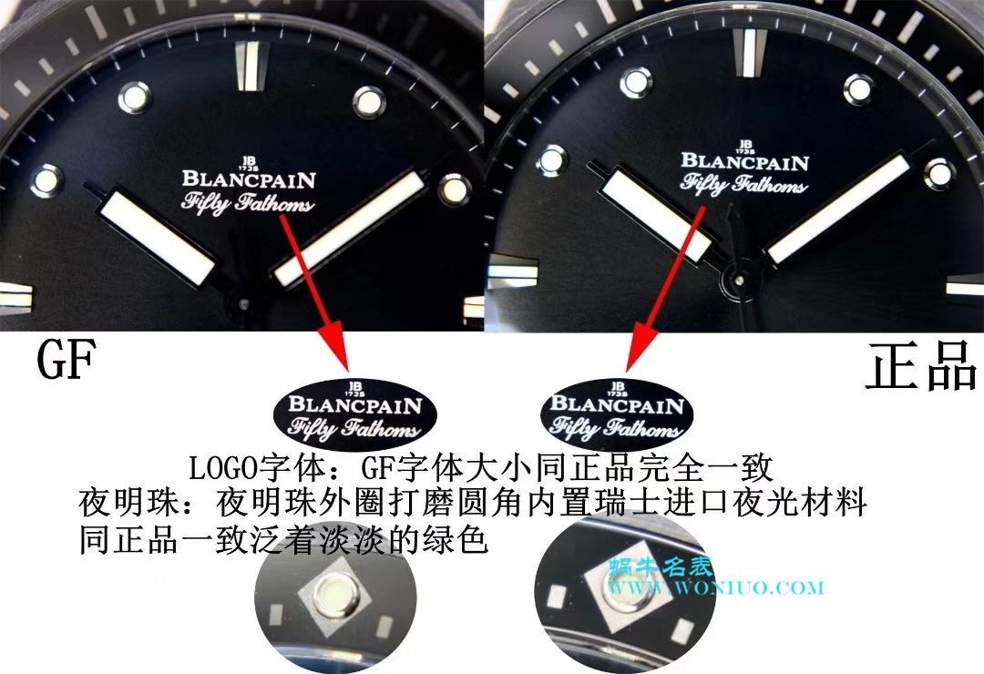 【GF Perfect  High quality  Replica Watches 】Blancpain  Fifty Fathoms 系列5000-1230-B52A wrist watches  / BP052