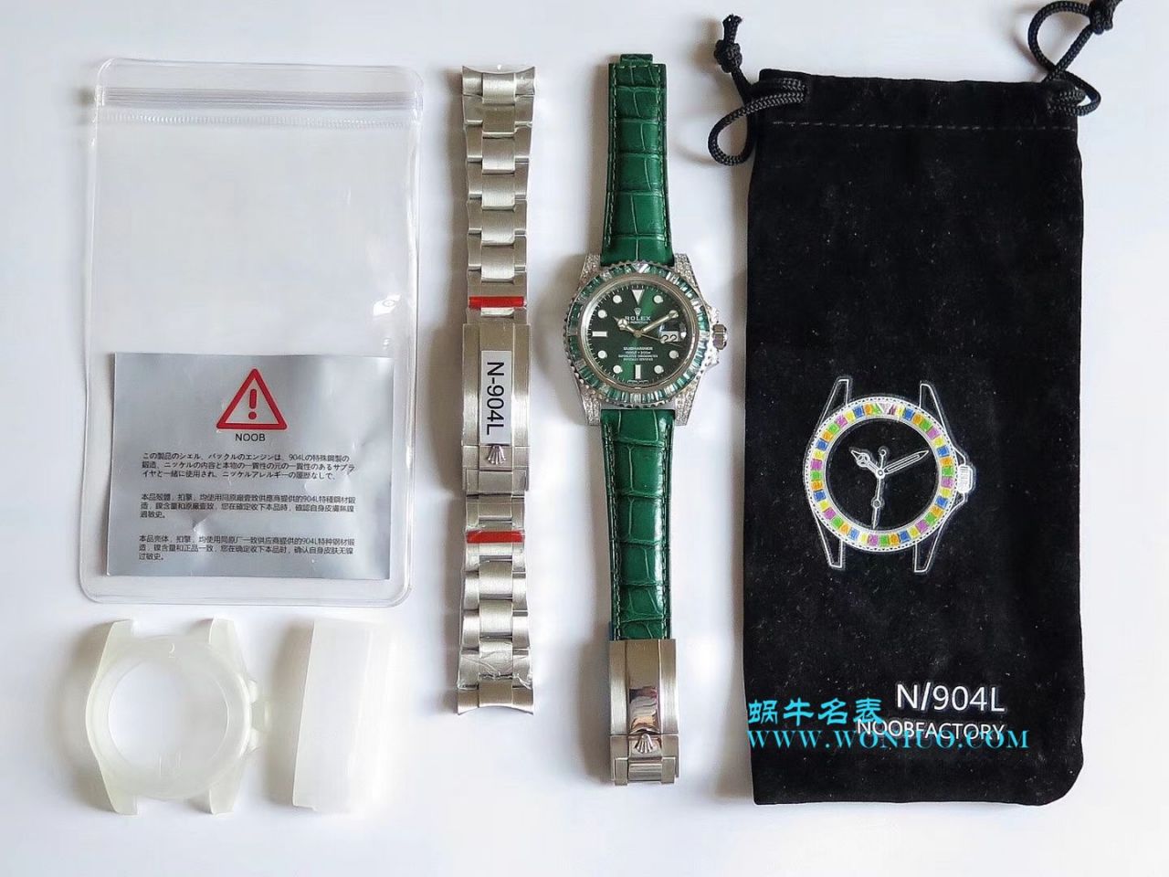 【独家视频测评】N Factory 最惊艳 Rolex 钻圈水鬼！没有之一！耗时近一年倾力打造，正品开模， Perfect  Replica ！ / RCB123