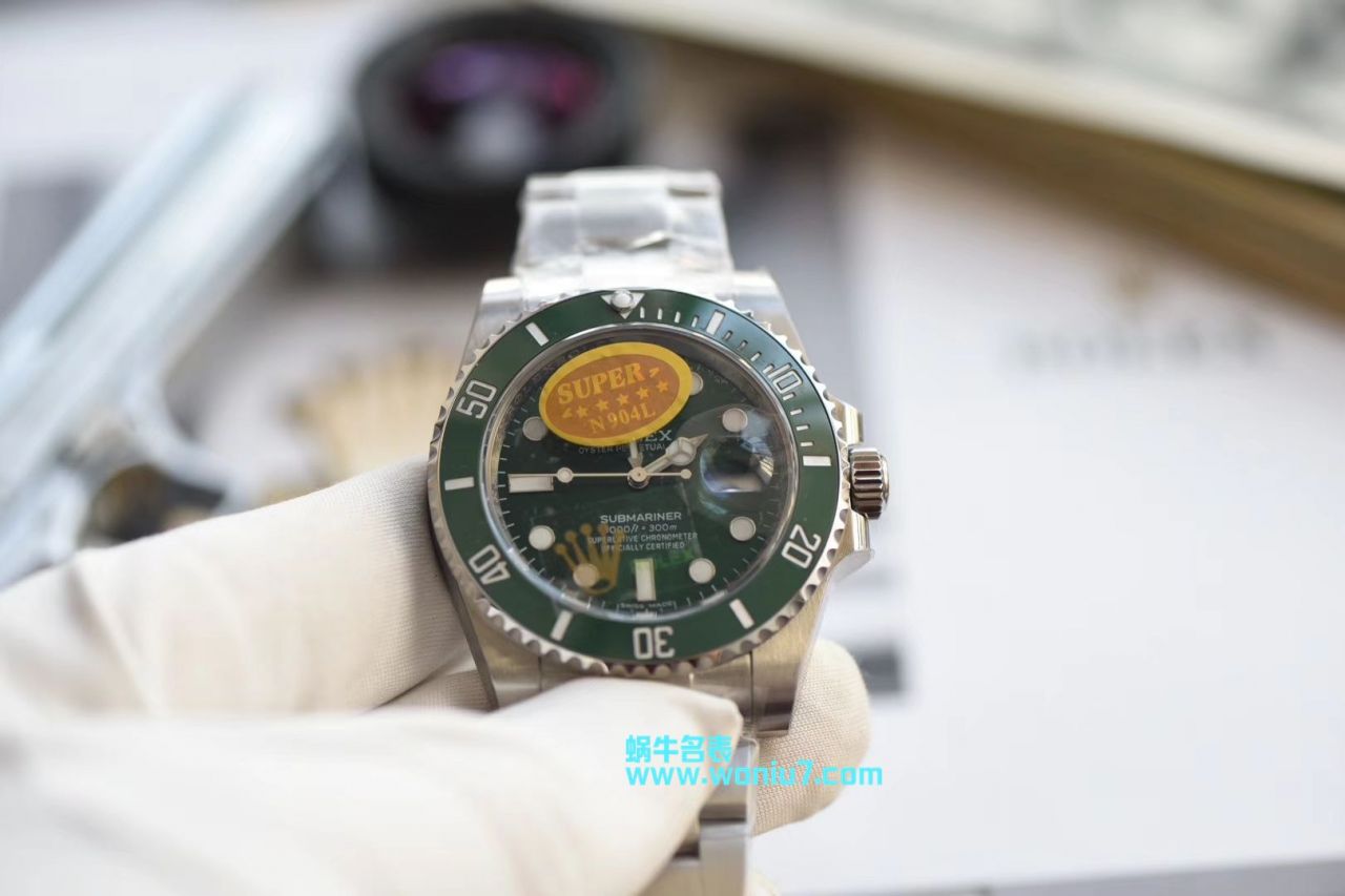 【NOOB Factory V9版本904L不锈钢版本】 Rolex  Submariner 型 Replica Copy 116610LV-97200 绿盘 wrist watches ( Submariner )、116610LN-97200 《 Submariner 》 / RCB199