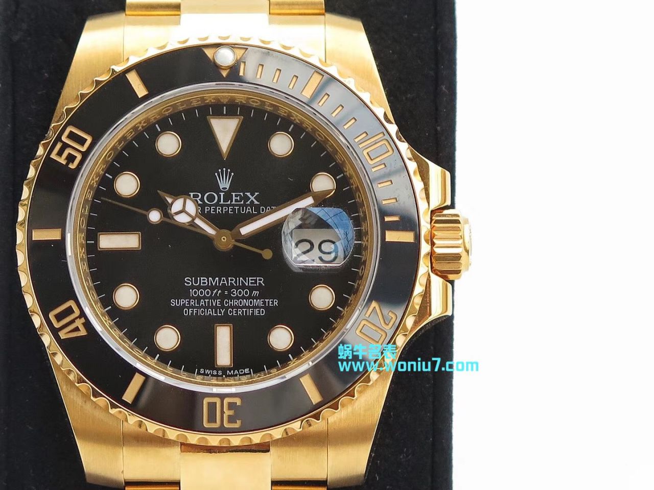 【独家 Video analysis VR Perfect  High quality  Replica Watches 】 Rolex  Submariner 型116612-LN-97203包间金 Submariner  / R197
