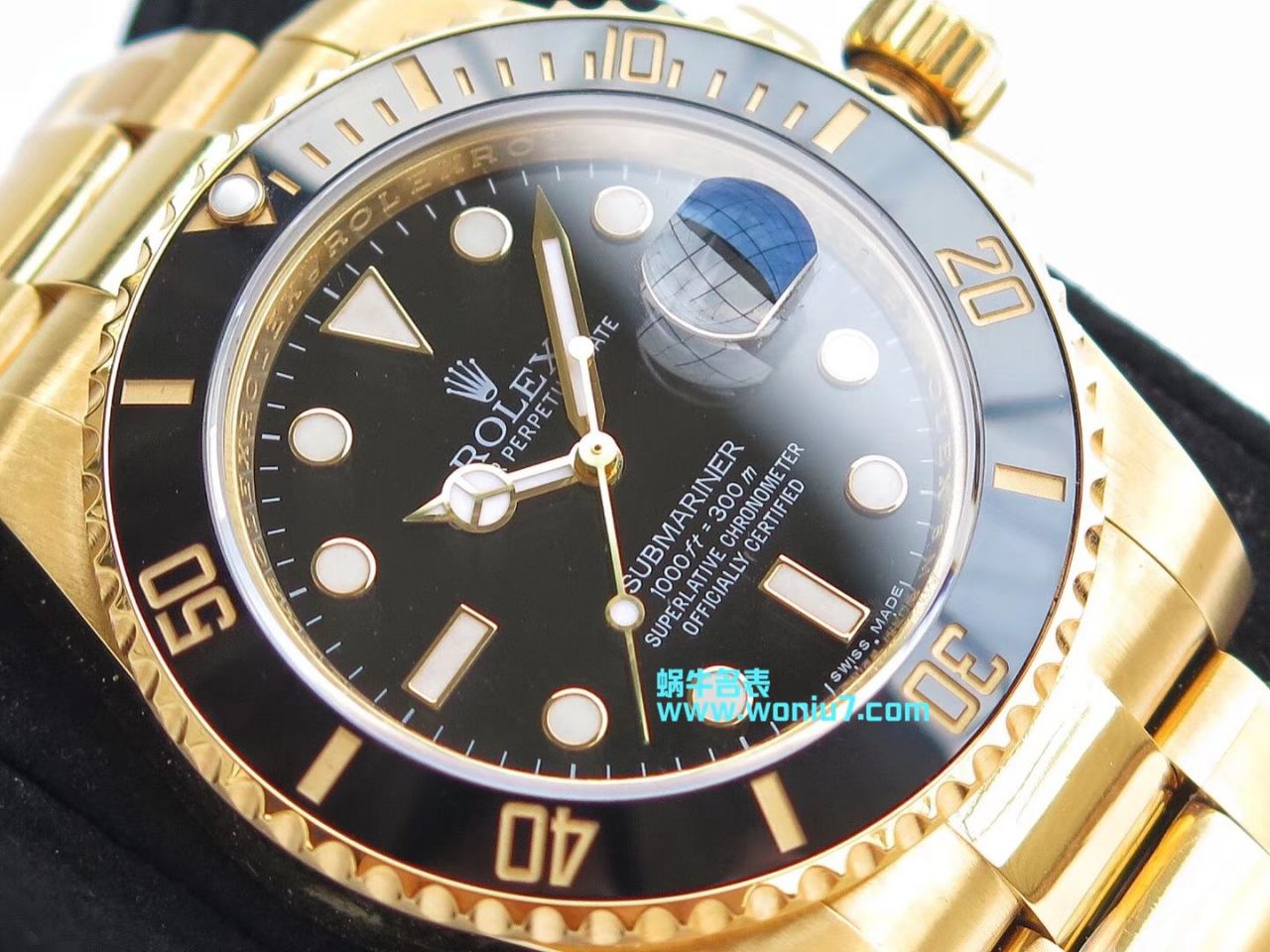 【独家 Video analysis VR Perfect  High quality  Replica Watches 】 Rolex  Submariner 型116612-LN-97203包间金 Submariner  / R197