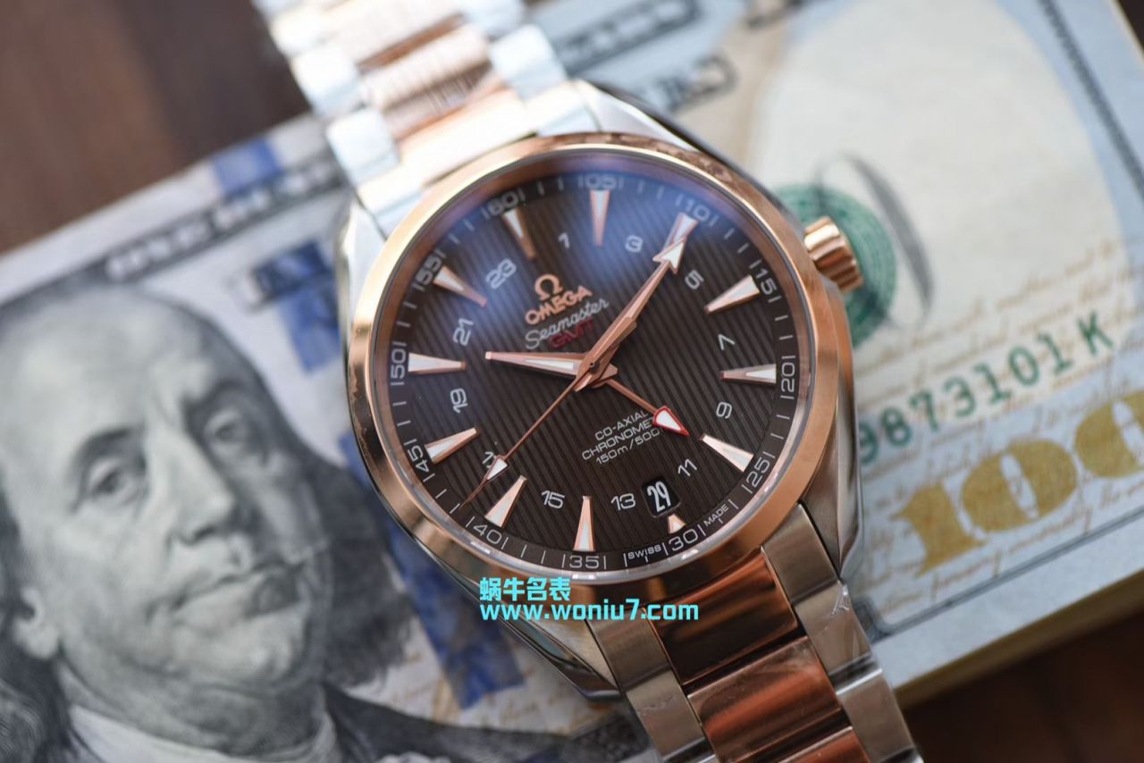 【VS Perfect  High quality  Replica Copy  Watches 】OMEGA Seamaster 系列231.20.43.22.06.003 GMT wrist watches  