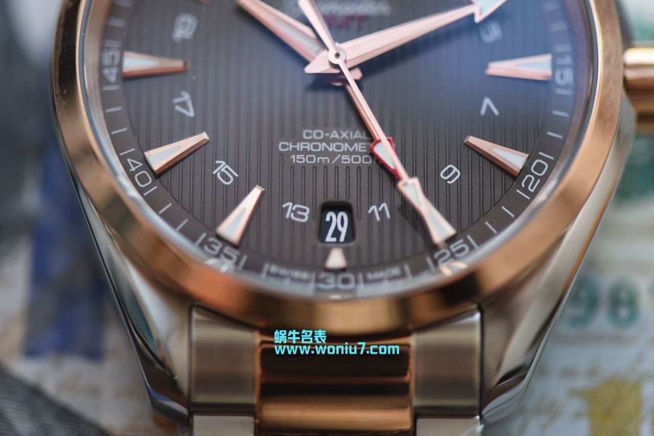 【VS Perfect  High quality  Replica Copy  Watches 】OMEGA Seamaster 系列231.20.43.22.06.003 GMT wrist watches  