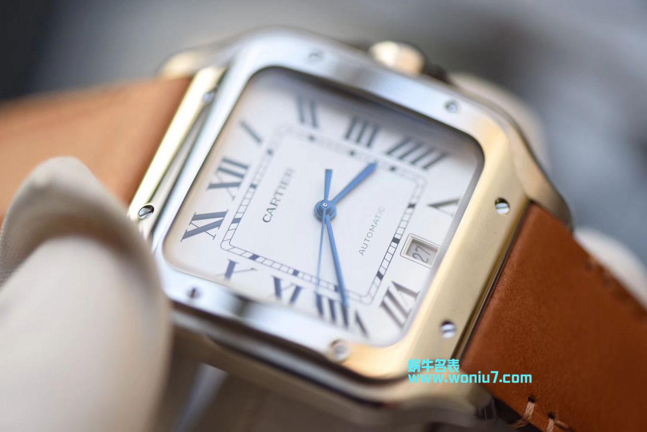 【V6 Factory  Perfect  High quality  top  Replica Watches 】 Cartier   Santos 系列WSSA0009男女情侣 wrist watches  / K165