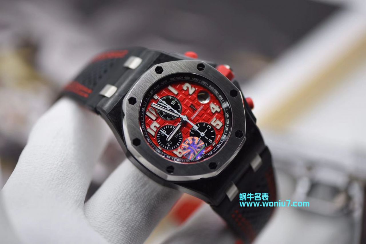 【JF AP 红魔 Perfect  High quality  Knockoff 】Audemars Piguet 千禧系列26190OS.OO.D003CU.01男士机械 Watches  / AP007