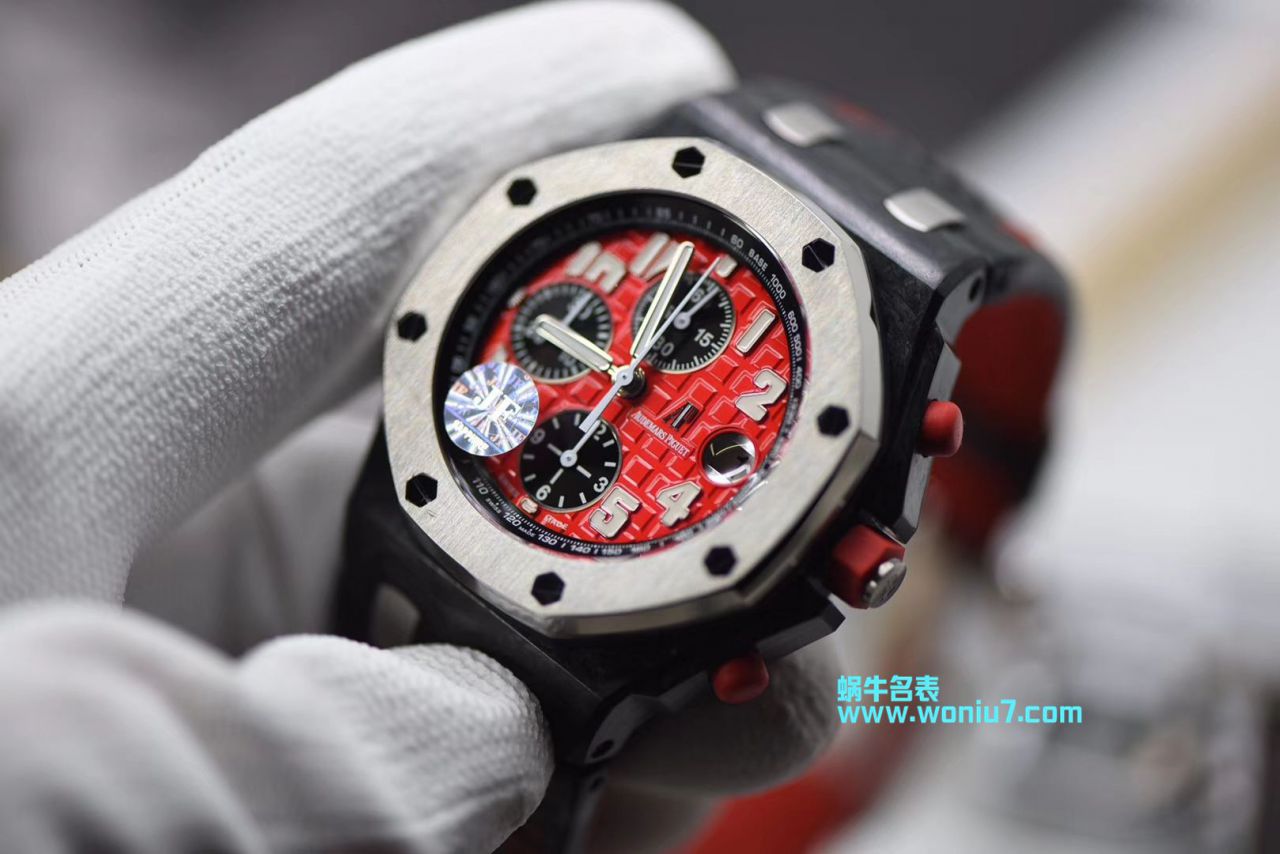 【JF AP 红魔 Perfect  High quality  Knockoff 】Audemars Piguet 千禧系列26190OS.OO.D003CU.01男士机械 Watches  / AP007