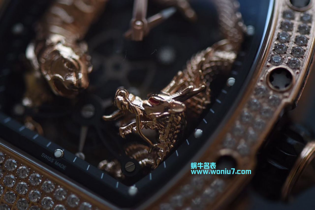 【KV Perfect  top  Replica Watches 】 Richard Miller 女士系列RM 51-01 TOURBILLON TIGER AND DRAGON - MICHEL wrist watches  / RM 051