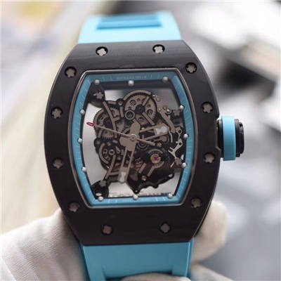 【KV Perfect  High quality  Copy  Watches 】RICHARD MILLE RICHARD MILLE男士系列RM 055 carbon fiber  wrist watches 