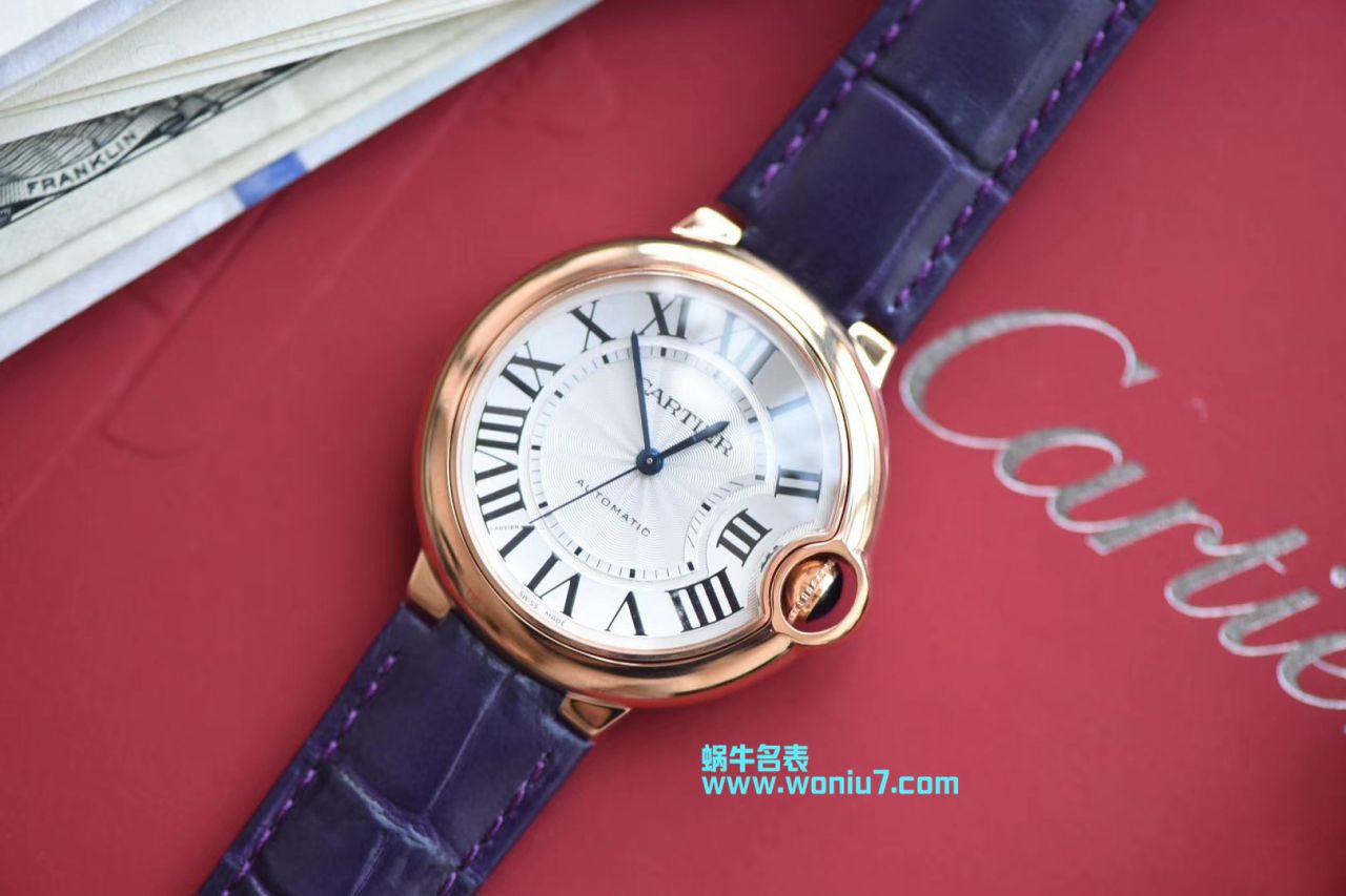 【V6 Perfect  High quality  Knockoff  Watches 】 Cartier  蓝气球系列WGBB0009 wrist watches 36毫米 
