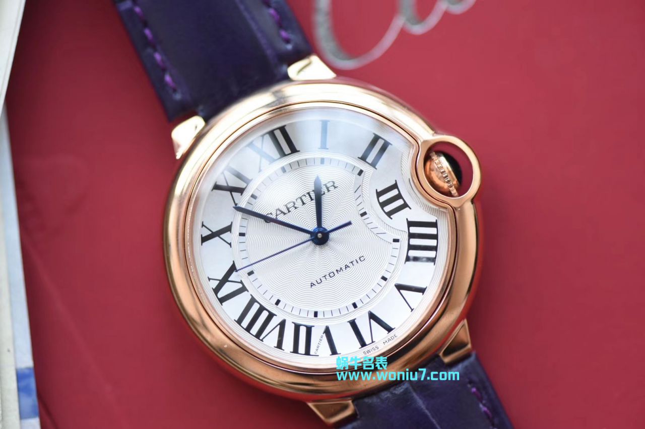 【V6 Perfect  High quality  Knockoff  Watches 】 Cartier  蓝气球系列WGBB0009 wrist watches 36毫米 