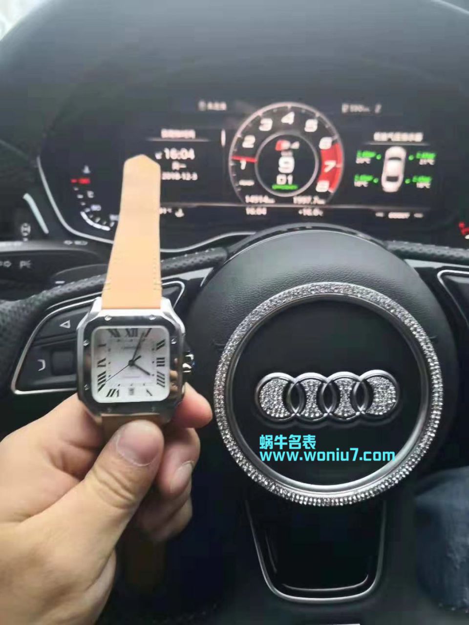 【V6 Factory  Perfect  High quality  top  Replica Watches 】 Cartier   Santos 系列WSSA0009男女情侣 wrist watches  / K165