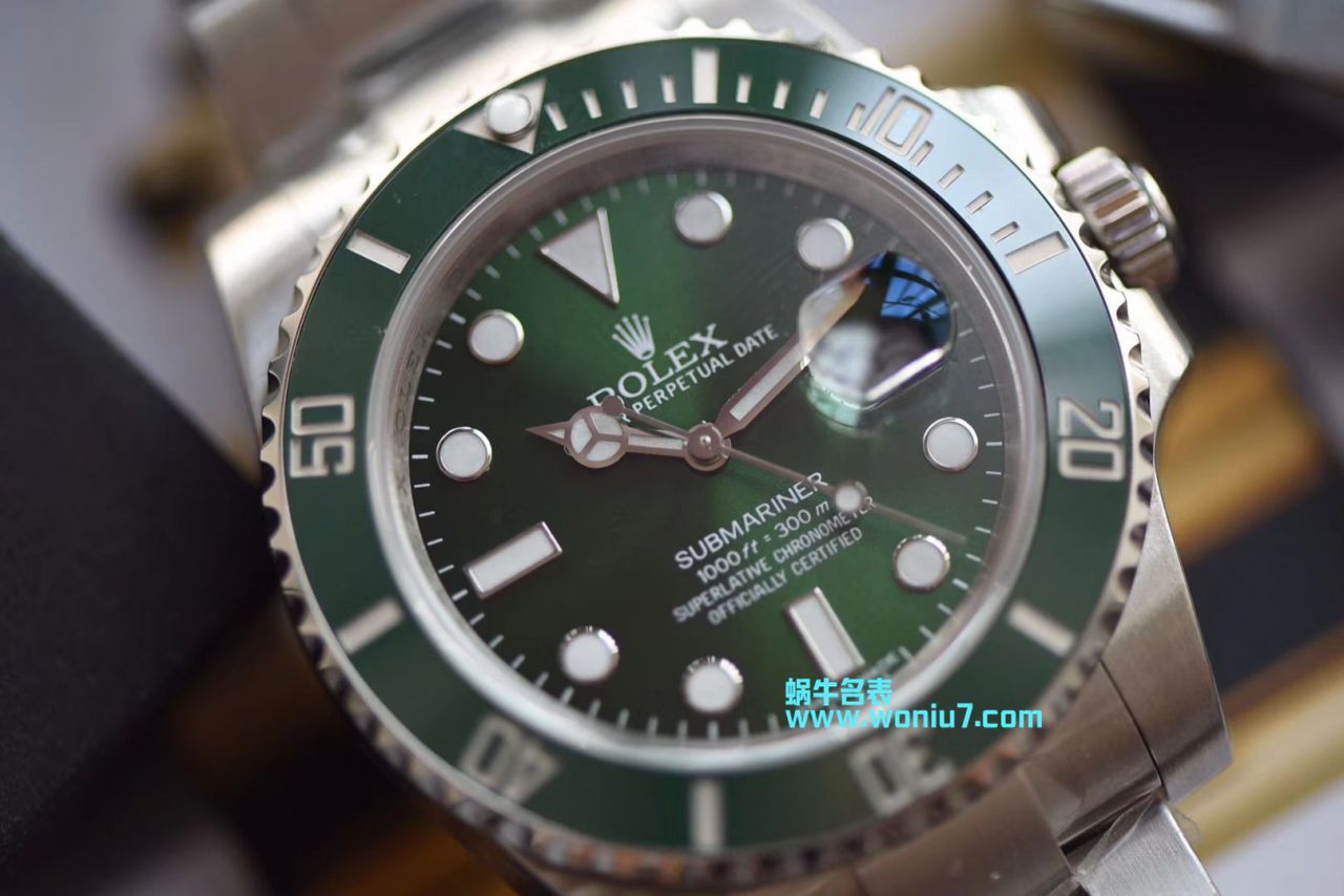 【视频解析DJ Perfect  High quality  Replica Watches 】 Rolex  Submariner 116610-LV-97200 Submariner  wrist watches  / R238