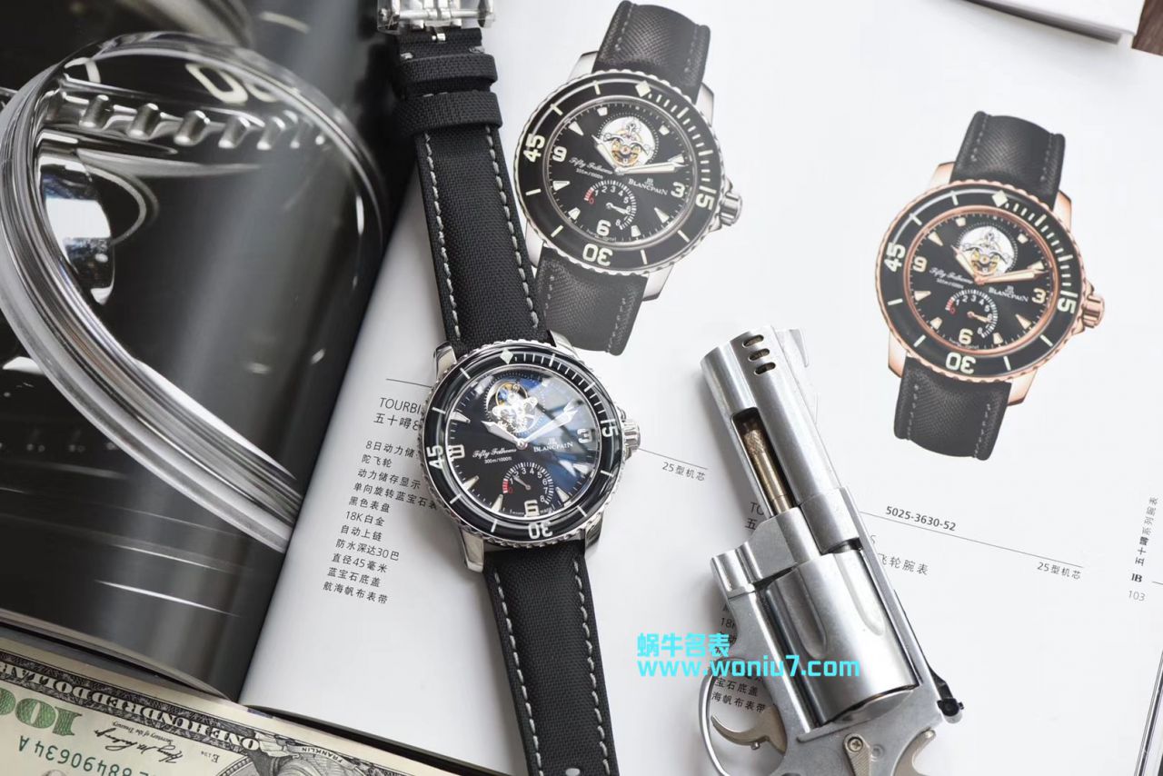 【JB Factory  Perfect  High quality  Replica Watches 】Blancpain  Fifty Fathoms 系列5025-1530-52  Tourbillon 系列 wrist watches  / BP027