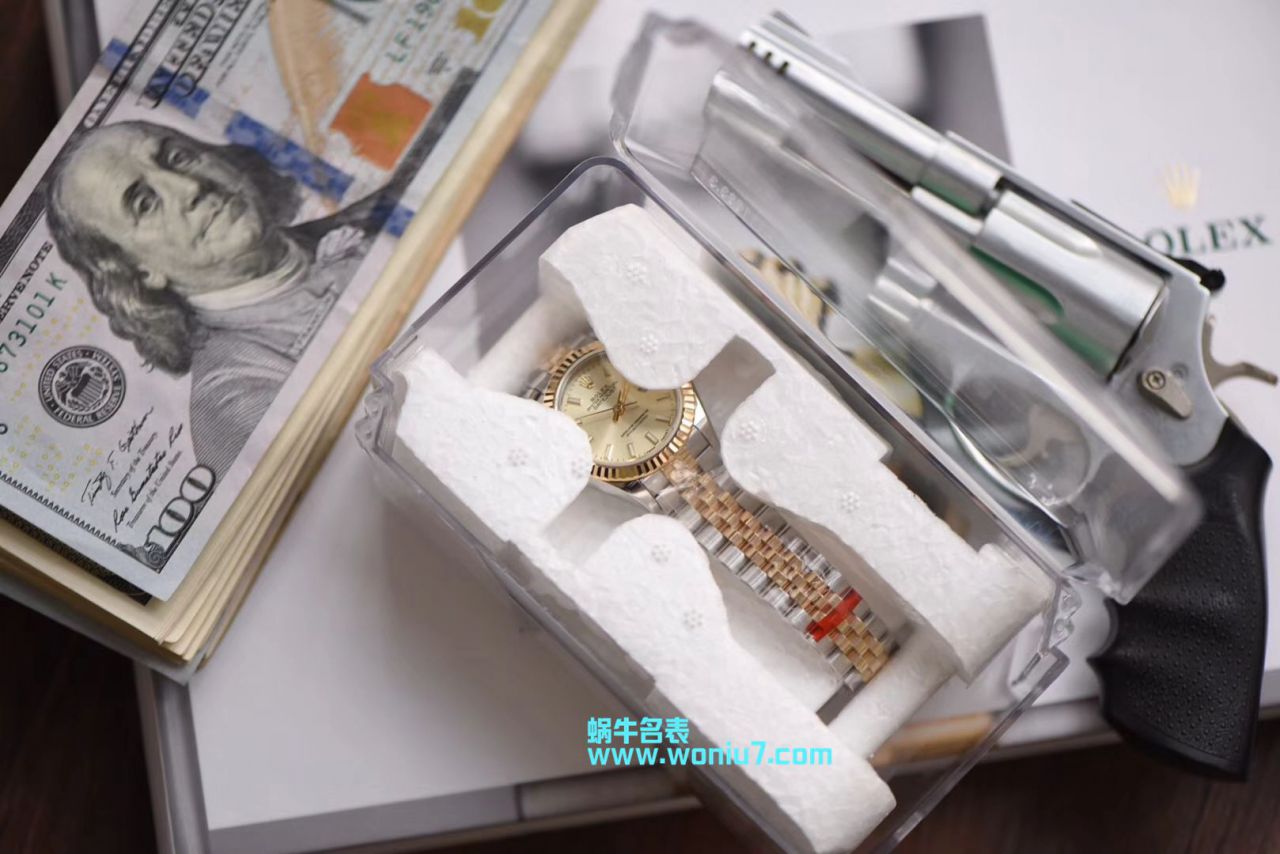 【包金款】 Rolex 女装  Datejust  Replica Copy 179173（条钉）279173（钻钉）香槟色 wrist watches  / R250