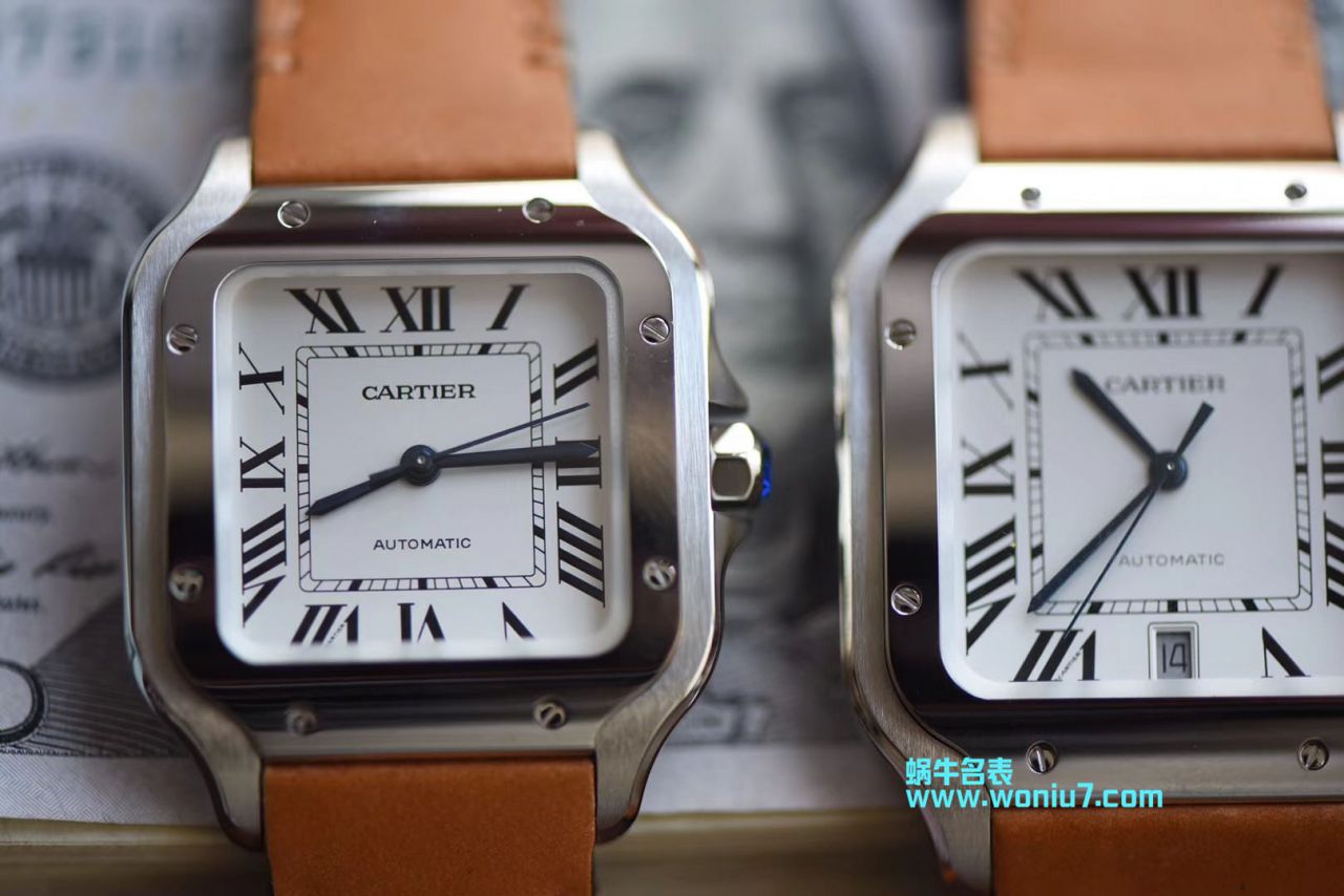 【V6 Factory  Perfect  High quality  top  Replica Watches 】 Cartier   Santos 系列WSSA0009男女情侣 wrist watches  / K165