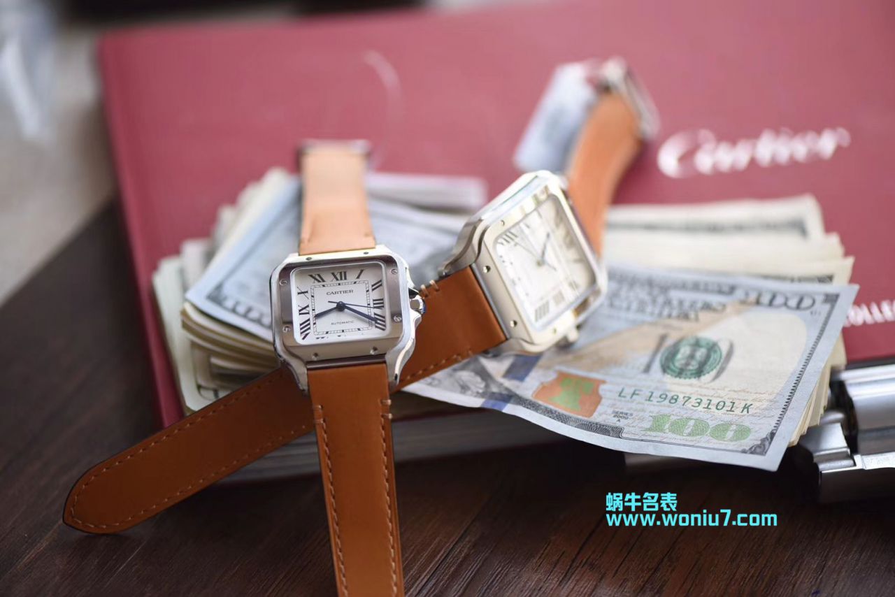 【V6 Factory  Perfect  High quality  top  Replica Watches 】 Cartier   Santos 系列WSSA0009男女情侣 wrist watches  / K165