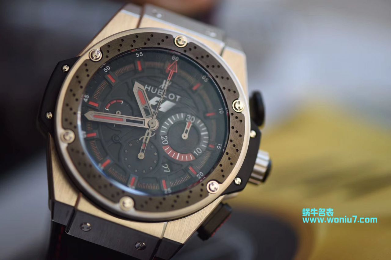 【V6 Factory  Perfect  High quality  top  Replica Watches 】  Hublot  F1 King Power 计时码表 限量版 wrist watches  / YB060