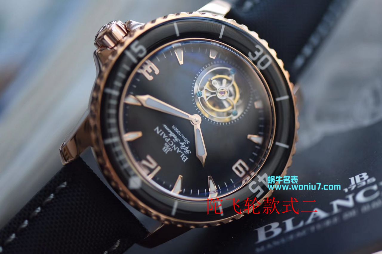 【JB Perfect  High quality  Replica Copy  Watches 】Blancpain  Fifty Fathoms 系列5025-3630-52A Tourbillon  wrist watches  / BP055