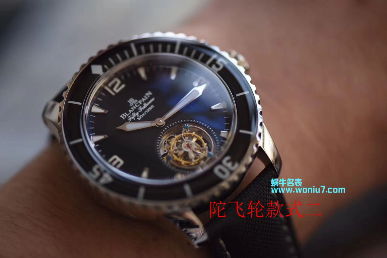 【JB Perfect  High quality  Replica Copy  Watches 】Blancpain  Fifty Fathoms 系列5025-3630-52A Tourbillon  wrist watches  / BP055