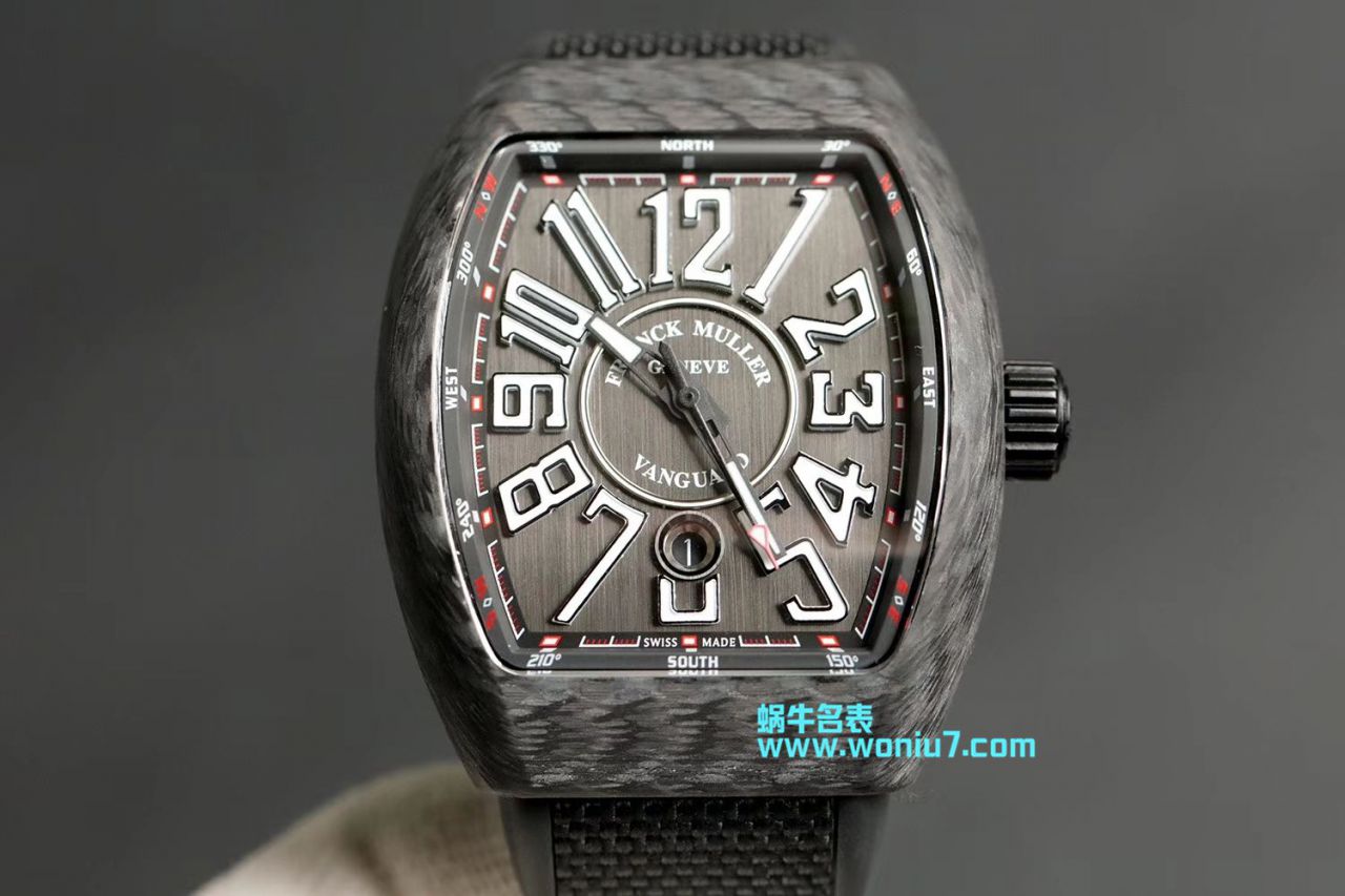 法穆兰FRANCK MULLER Replica Copy 再创新作V45在夜幕低垂之时，Vanguard Carbon  fibre 展现充满未来感的外型，令人耳目一新 / FL026