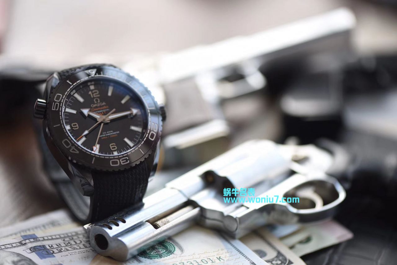 VSOMEGA全黑 Composite 海洋宇宙600米 “深海之黑” Perfect  High quality  Replica Watches 215.92.46.22.01.001 wrist watches  / M370
