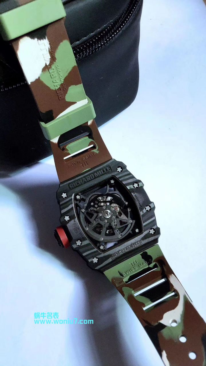 KV新品 RM35-02系列 top 版（纳达尔限量版） carbon fiber 系列最强 Replica 版本 / RM 035-02