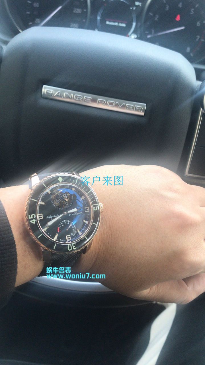 【JB Perfect  High quality  Replica Copy  Watches 】Blancpain  Fifty Fathoms 系列5025-3630-52A Tourbillon  wrist watches  / BP055