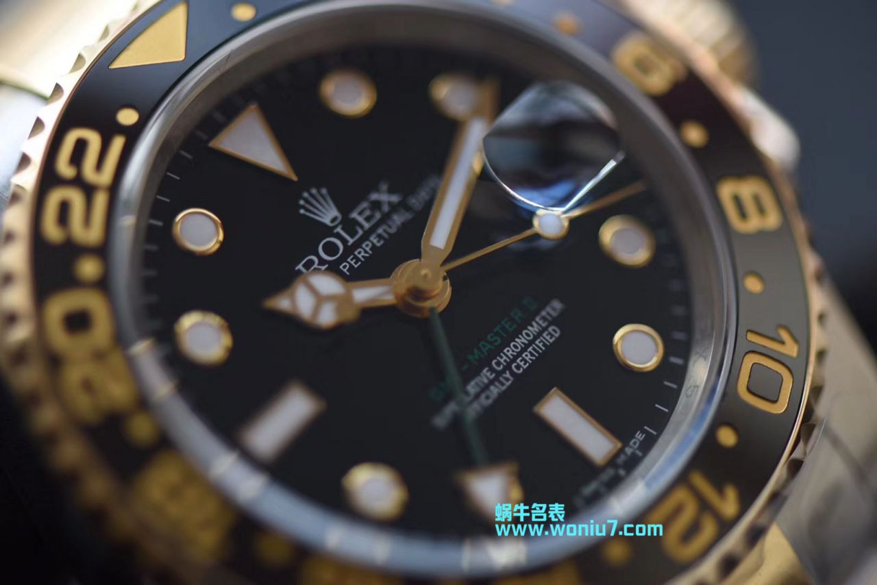 【N Factory  Perfect  High quality  Knockoff  Watches 】 Rolex  GMT MASTER II系列116713-LN-78203包真金 wrist watches  / R251