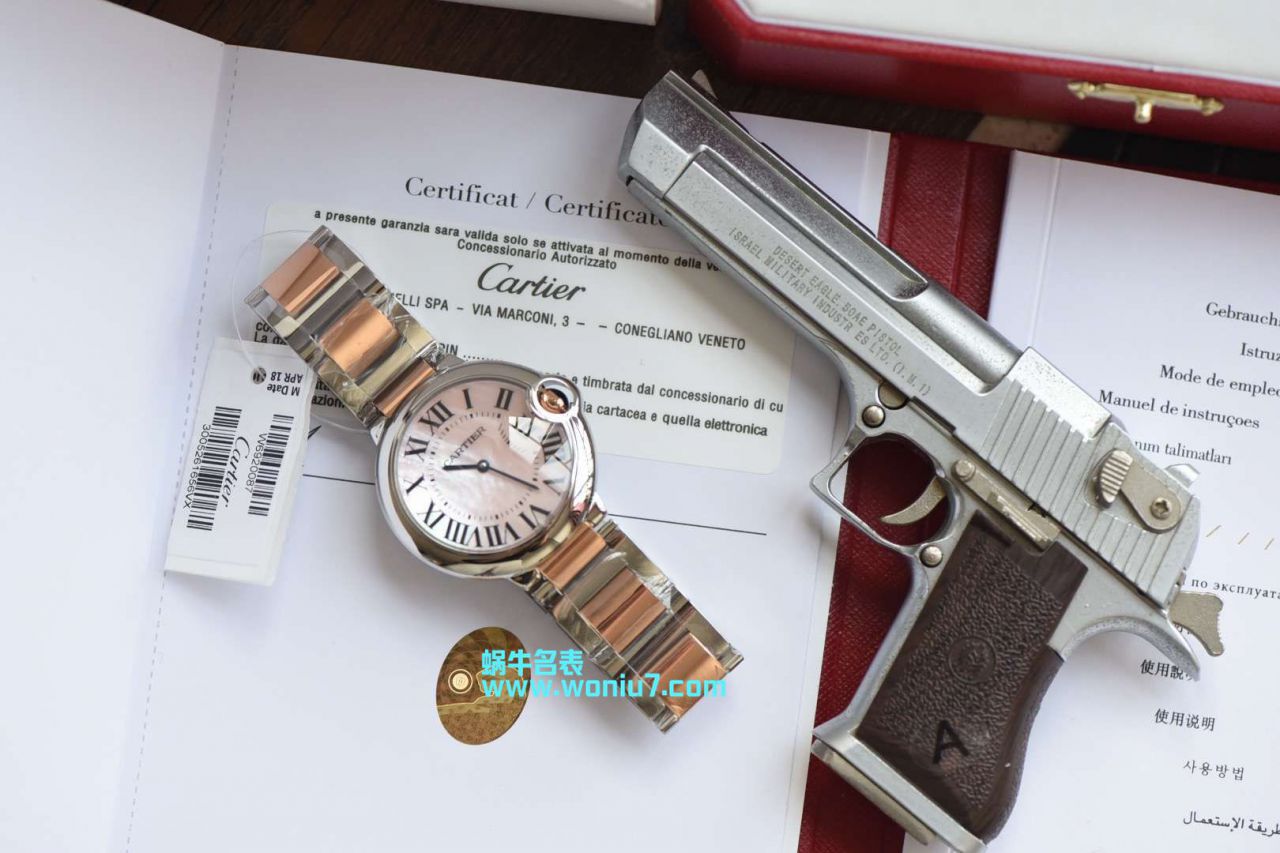 V6 Factory ～ top  Replica Copy 蓝气球鼻祖 Factory 女装36MM直径间金石英款美艳天然贝母表面 / K171