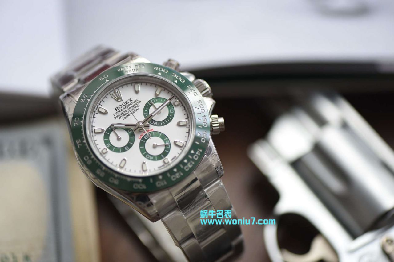 【台湾 Factory  Perfect  High quality  Replica Watches 】 Rolex  Ditongna 绿圈～最高品质 / R242
