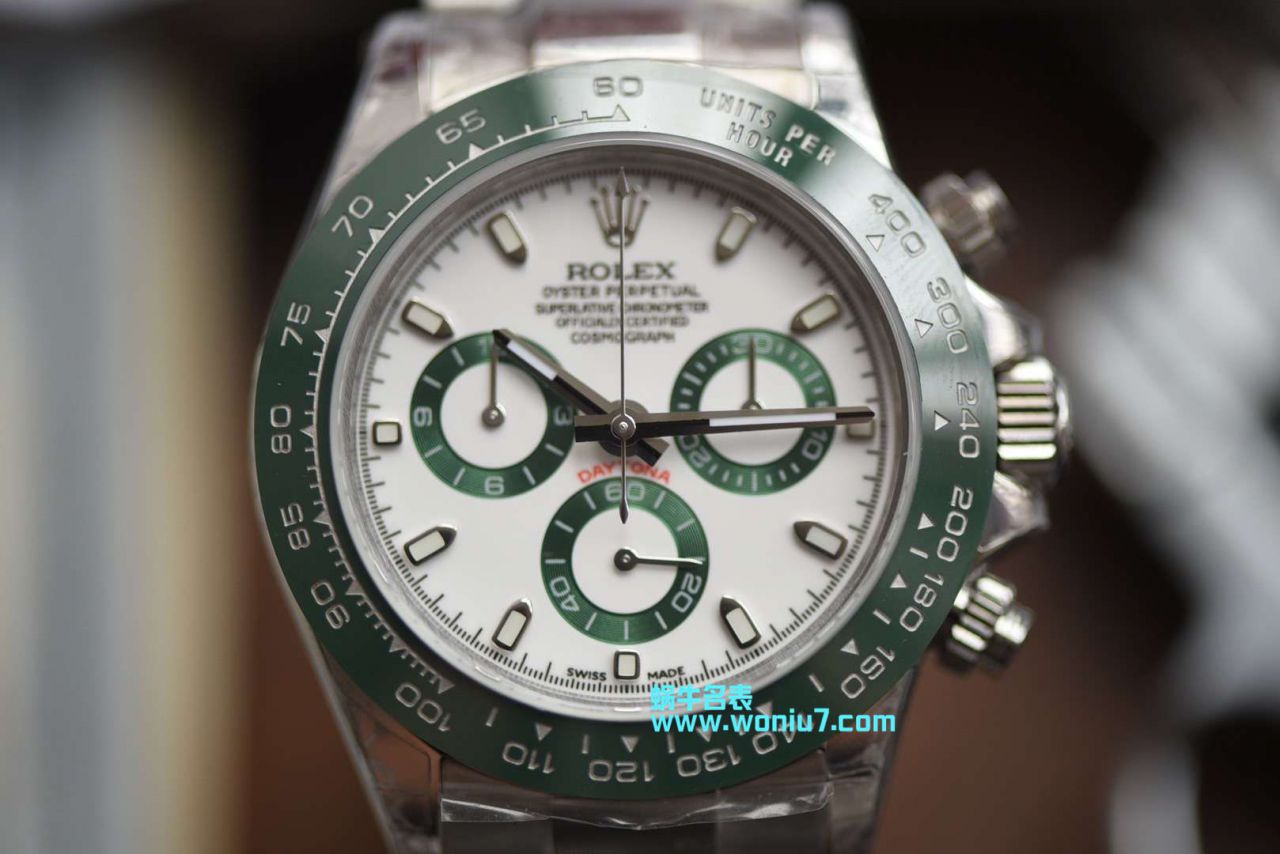 【台湾 Factory  Perfect  High quality  Replica Watches 】 Rolex  Ditongna 绿圈～最高品质 / R242