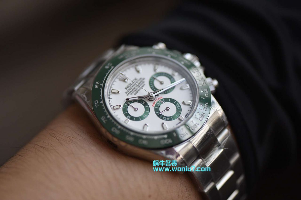 【台湾 Factory  Perfect  High quality  Replica Watches 】 Rolex  Ditongna 绿圈～最高品质 / R242