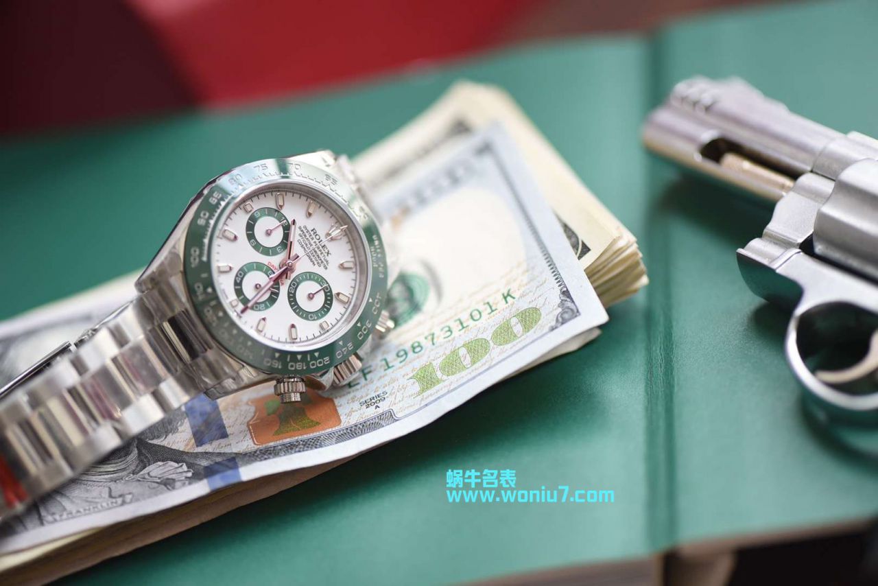 【台湾 Factory  Perfect  High quality  Replica Watches 】 Rolex  Ditongna 绿圈～最高品质 / R242
