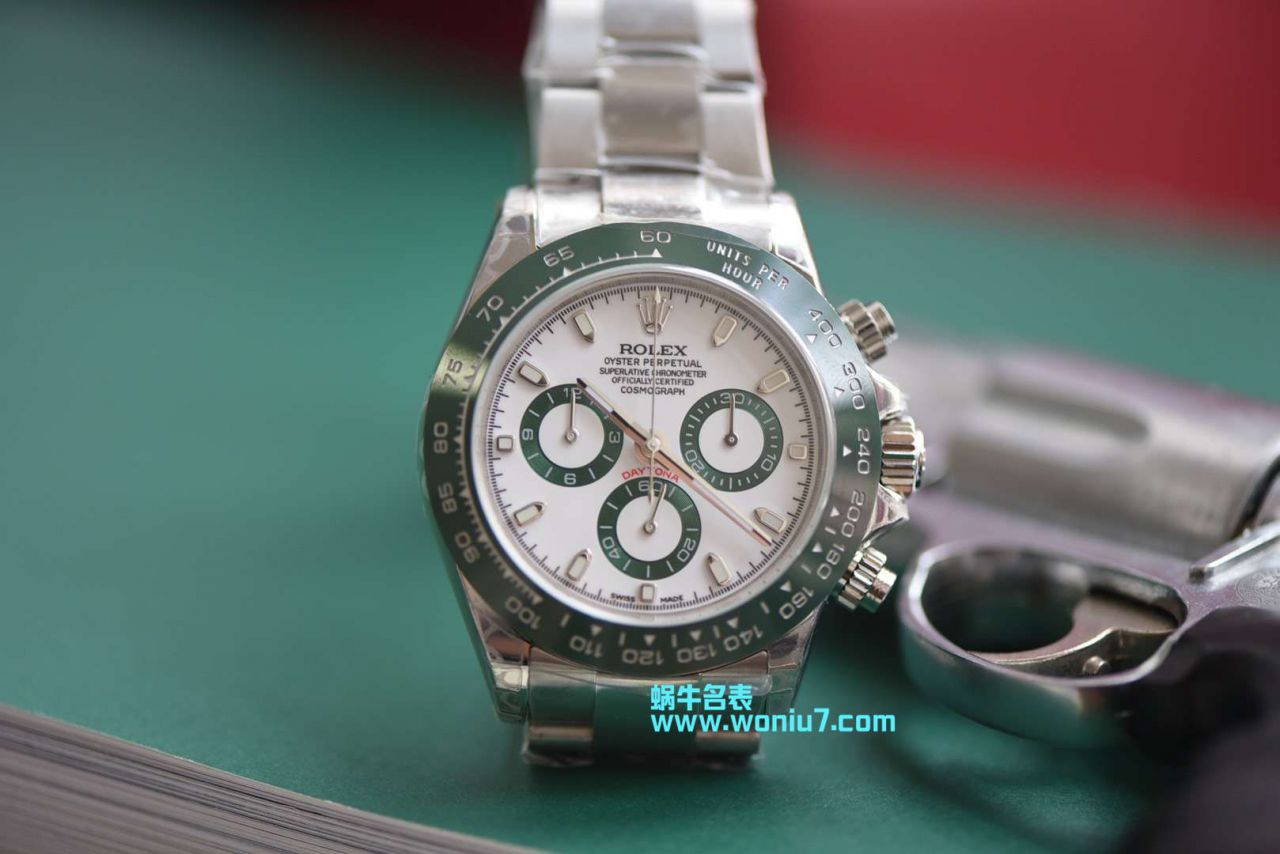 【台湾 Factory  Perfect  High quality  Replica Watches 】 Rolex  Ditongna 绿圈～最高品质 / R242