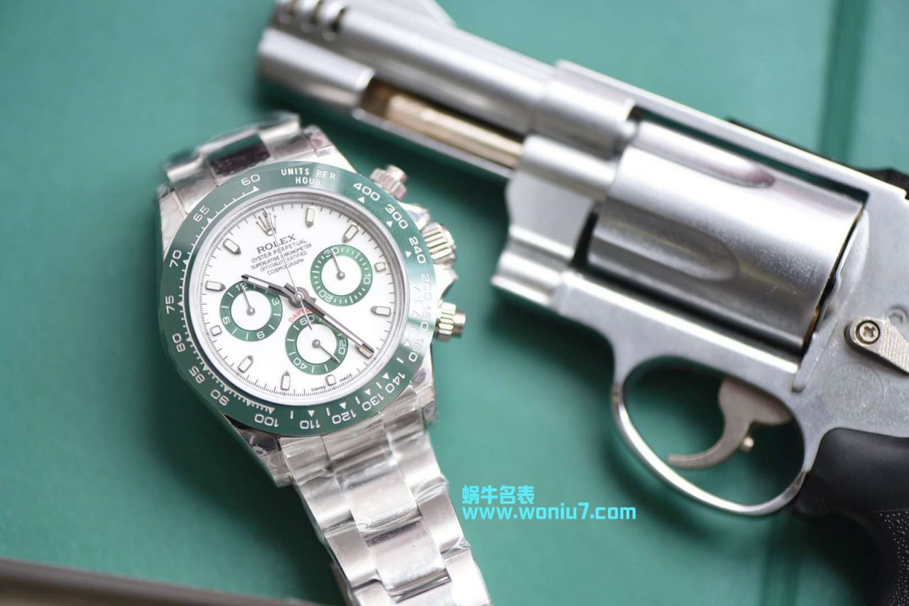 【台湾 Factory  Perfect  High quality  Replica Watches 】 Rolex  Ditongna 绿圈～最高品质 / R242