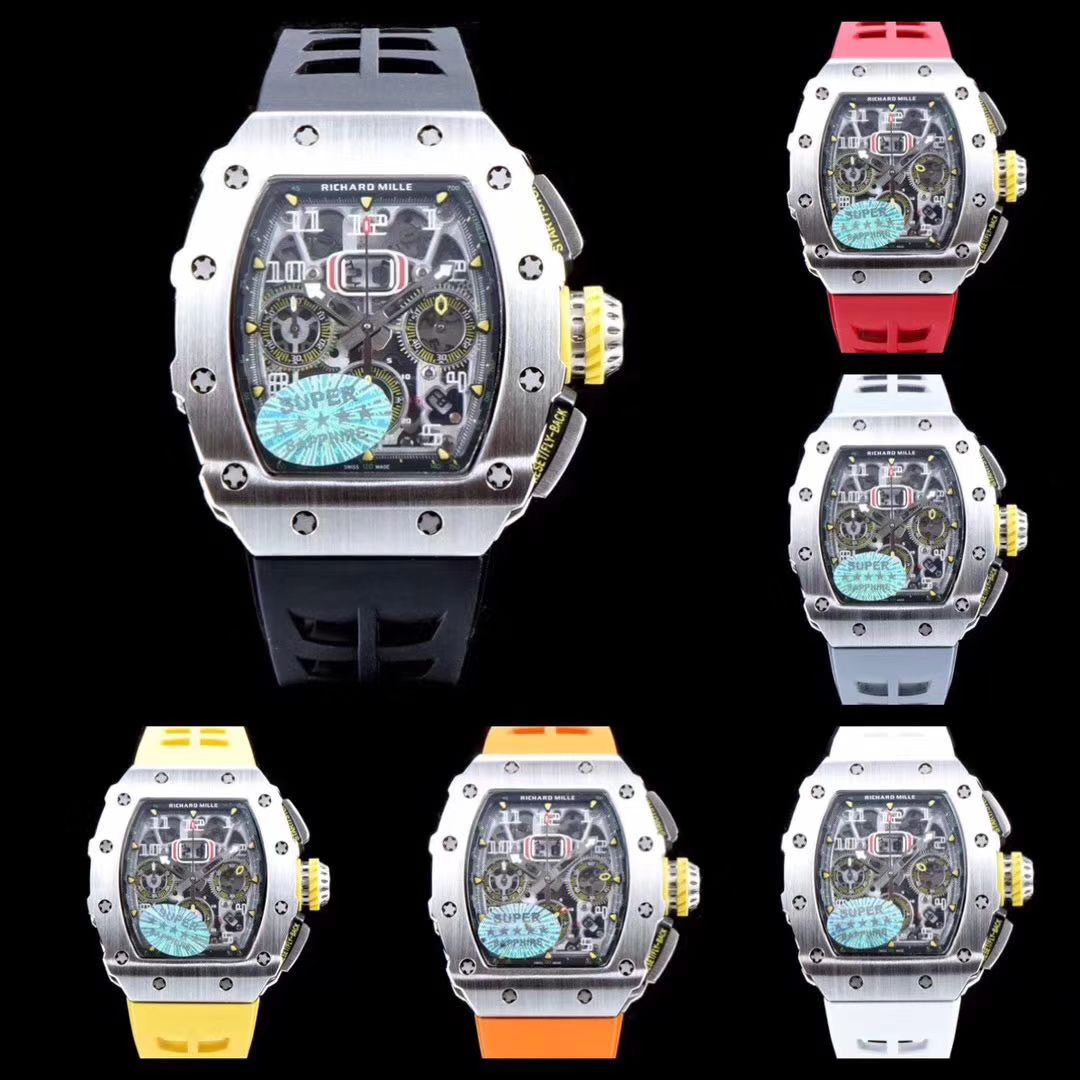 【独家 Video analysis KV Perfect  High quality  Replica Watches 】 Richard Miller RICHARD MILLE男士系列RM 11-03RG wrist watches  / RM 011D