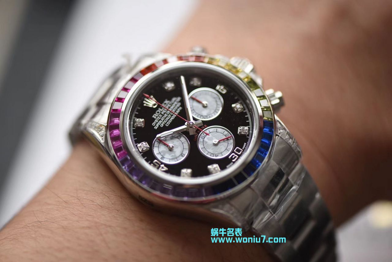 【台湾 Factory  Perfect  High quality  Replica Watches 】 Rolex  Cosmograph Daytona 彩虹 Ditongna 系列116599 RBOW机械 wrist watches  / R033