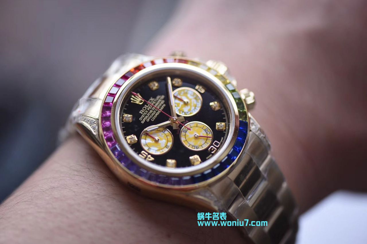 【台湾 Factory  Perfect  High quality  Replica Watches 】 Rolex  Cosmograph Daytona 彩虹 Ditongna 系列116599 RBOW机械 wrist watches  / R033