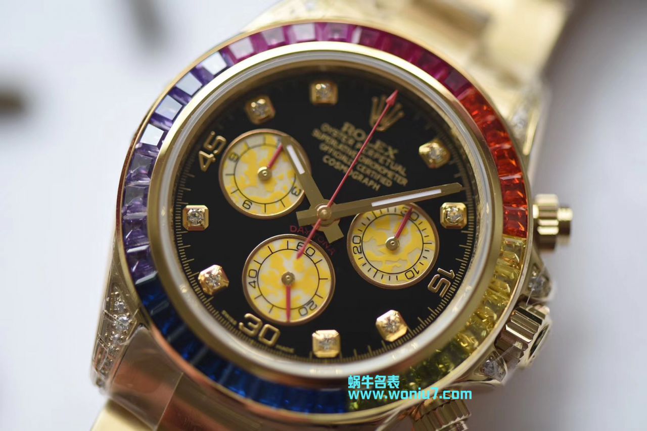 【台湾 Factory  Perfect  High quality  Replica Watches 】 Rolex  Cosmograph Daytona 彩虹 Ditongna 系列116599 RBOW机械 wrist watches  / R033