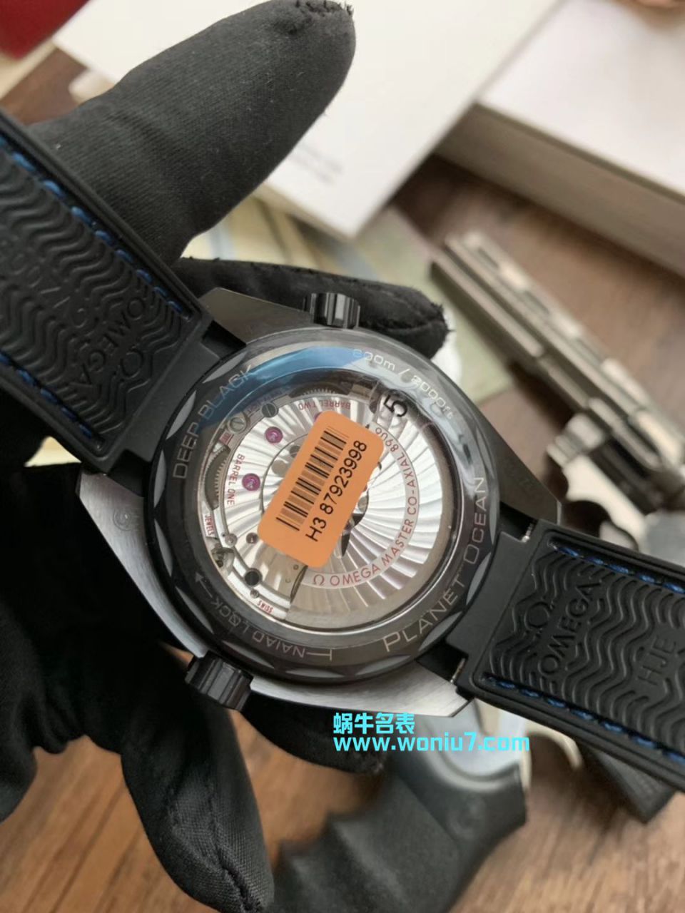 VSOMEGA全黑 Composite 海洋宇宙600米 “深海之黑” Perfect  High quality  Replica Watches 215.92.46.22.01.001 wrist watches  / M370