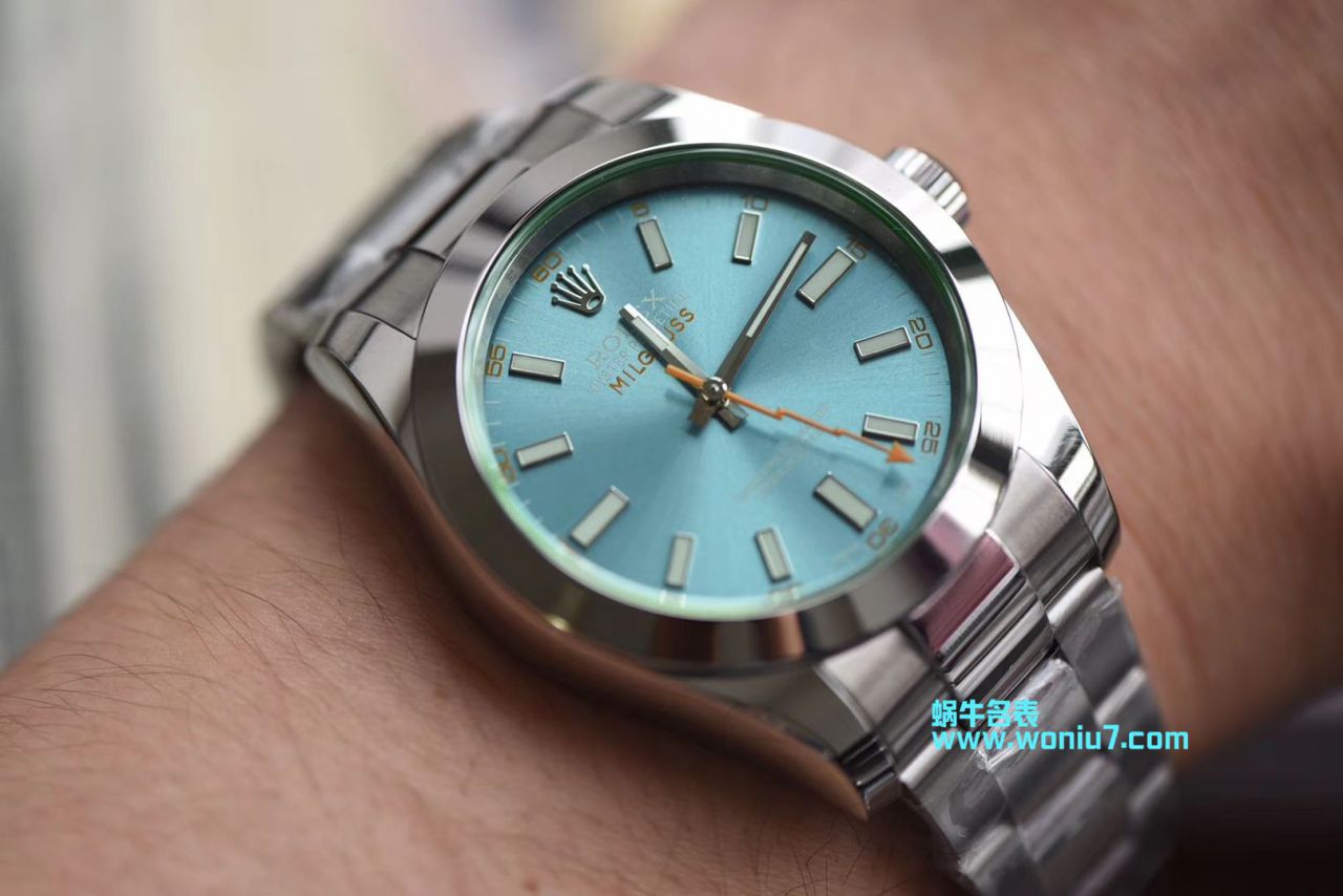 【DJ Perfect  High quality  top 克隆 Replica Watches 】 Rolex MILGAUSS系列116400-GV-72400黑盘 wrist watches (绿玻璃闪电) / R247