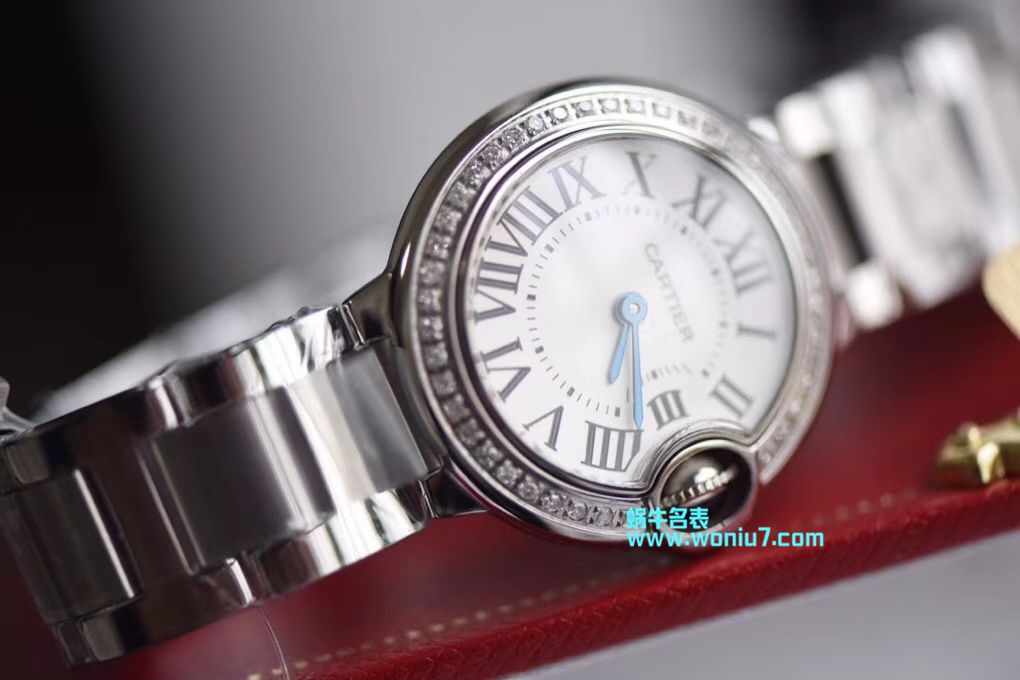 【渠道原单】 Cartier  蓝气球系列WE9003Z3 wrist watches 28毫米女士真钻石英 / K173