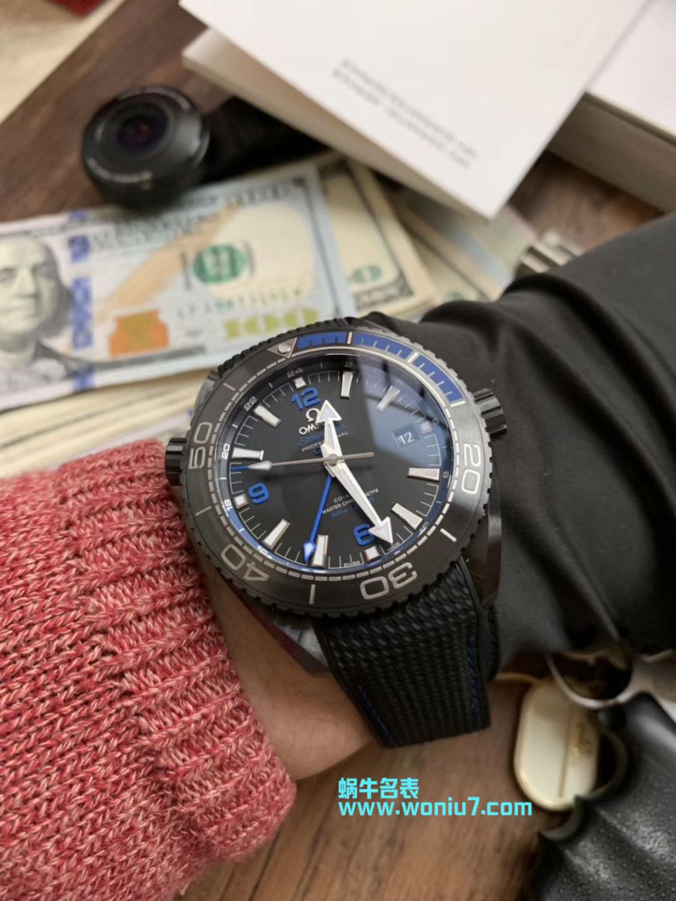【VS Perfect  High quality  Replica Copy  Watches 】OMEGA Seamaster 系列深海之黑215.92.46.22.01.003、215.92.46.22.01.002 wrist watches  / M371