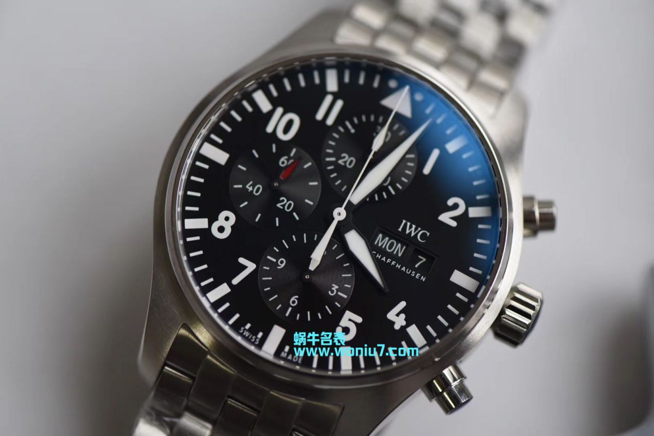 【ZF Factory  Perfect  Copy  Watches 】 IWC 飞行员CHRONOGRAPH计时 wrist watches  系列IW377710 wrist watches  / WG220